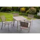 Artemis Home Delamere 80X80 Patio Table And 4 Chair Set