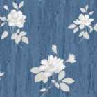 Darcy James Oleana Floral Blue Wallpaper 10m x 53cm
