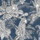 Darcy James Mamboa Blue Wallpaper 10m x 53cm