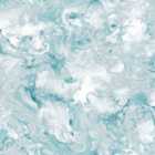 Muriva Elixir Marble Teal Wallpaper 10m x 53cm