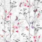 Muriva Eden Pink Wallpaper 10m x 53cm