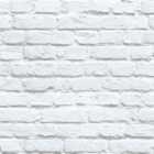 Muriva Painted Brick White Wallpaper 10m x 53cm