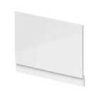 Hudson Reed Fusion 800Mm Bath End Panel - White