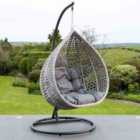 Artemis Home Oakley Swing Egg Pod Chair - Dark Grey