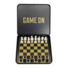 Suck UK Iron And Glory Travel Chess Set