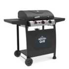 Dellonda 3 Burner Gas BBQ Grill w/ Piezo Ignition, Built-In Thermometer, Black/Stainless Steel - DG14