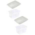 Keeeper Set Of 2 Storage Box 45 Litre With Lid Turn Around Stacking System