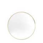 Gallery Direct Heyfield Round Mirror Gold 600X35X600Mm