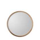 Gallery Direct Kimba Round Mirror Oak 735X735Mm