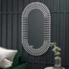 Gallery Direct Somers Oval Mirror 700X1210Mm