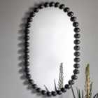 Gallery Direct Calista Mirror Black 600 X 50 X 900Mm