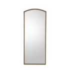 Gallery Direct Hillgrove Arch Mirror Antique Gold 600X1500Mm
