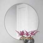 Gallery Direct Hadspen Round Mirror Champagne 1000Mm