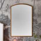 Gallery Direct Hillgrove Arch Mirror Antique Gold 600X900Mm