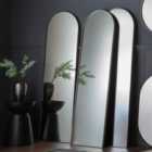 Gallery Direct Hyden Arch Mirror Black 500X30X1700Mm