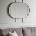 Gallery Direct Hyden Elipse Mirror Champagne 600X30X900Mm