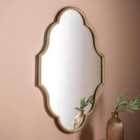 Gallery Direct Calderwood Mirror Gold 560X30X900Mm