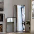 Gallery Direct Heyfield Leaner Mirror Black 700X35X1700