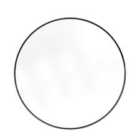 Gallery Direct Heyfield Large Round Mirror Black 800X35X800