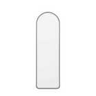 Gallery Direct Heyfield Arch Mirror Black 450X35X1500Mm