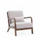 INCA CHAIR STATIC NATURAL WOVEN CHENILLE