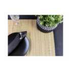 Spey Dry Grass Table Placement Runner 35x45cm Black Colour, Set Of 2