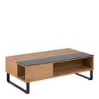 Furniture To Go Azalea Coffee Table In Black & Oak