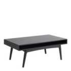 Furniture To Go Marte Coffee Table With Open Shelf In Black