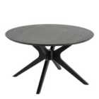 Furniture To Go I_duncan Round Coffee Tablein Black 80X45Cm