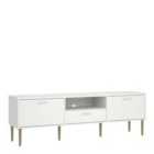 Furniture To Go Media Tv Unit With 2 Doors + 1 Drawer