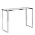 Furniture To Go Katrine Console Table With Glass Top