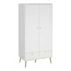 Furniture To Go Cumbria Wardrobe With 2 Doors + 2 Drawers White