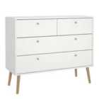 Furniture To Go Cumbria Chest 2 + 2 Drawers White