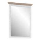 Furniture To Go Illopa Mirror In Oak Nelson/Snowy Oak