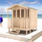Shire Thornham Beach Hut Summerhouse 7 ft x 7 ft
