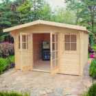 Shire Clipstone 12 ft x 10 ft Log Cabin