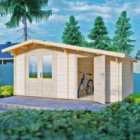 Shire Log Cabin 44 mm Deko 16 G x 10 ft