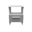 Ready Assembled 254164 Ds goodland lamp table gry/wht