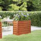 vidaXL Garden Raised Bed Rusty 100X40X77cm Corten Steel