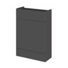 Hudson Reed 600Mm Wc Unit - Compact - Gloss Grey