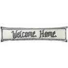 Furn. Welcome Home Mosaic Message Velvet Polyester Filled Draught Excluder
