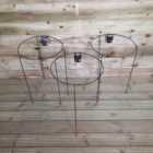Tom Chambers 3pk Urban Metal Plant Support Ring Large 40cm x 60cm