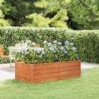 vidaXL Garden Raised Bed Rusty 160X80X45cm Corten Steel