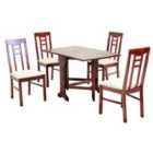 Heartlands Furniture Liverpool Dining Set Mahogany