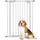 PawHut Extra Tall Dog Gate With Cat Door 74-80 cm Wide