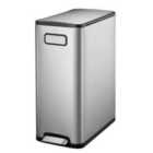 EKO Ecofly Recycling Bin Stainless Steel 40L