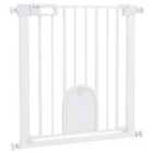PawHut 75-82 cm Pet Safety Gate Pressure Fit Stair