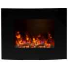 Flare by Be Modern Quattro Black Wall Mounted Electric Fire