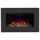 Flare by Be Modern Albali Anthracite Wall Mounted Electric Fire