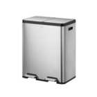 Eko Ecocasa bin Stainless Steel 30L+30L